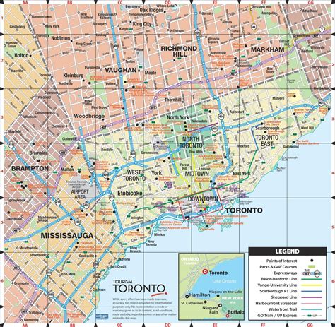 toronto map with cities|Maps.